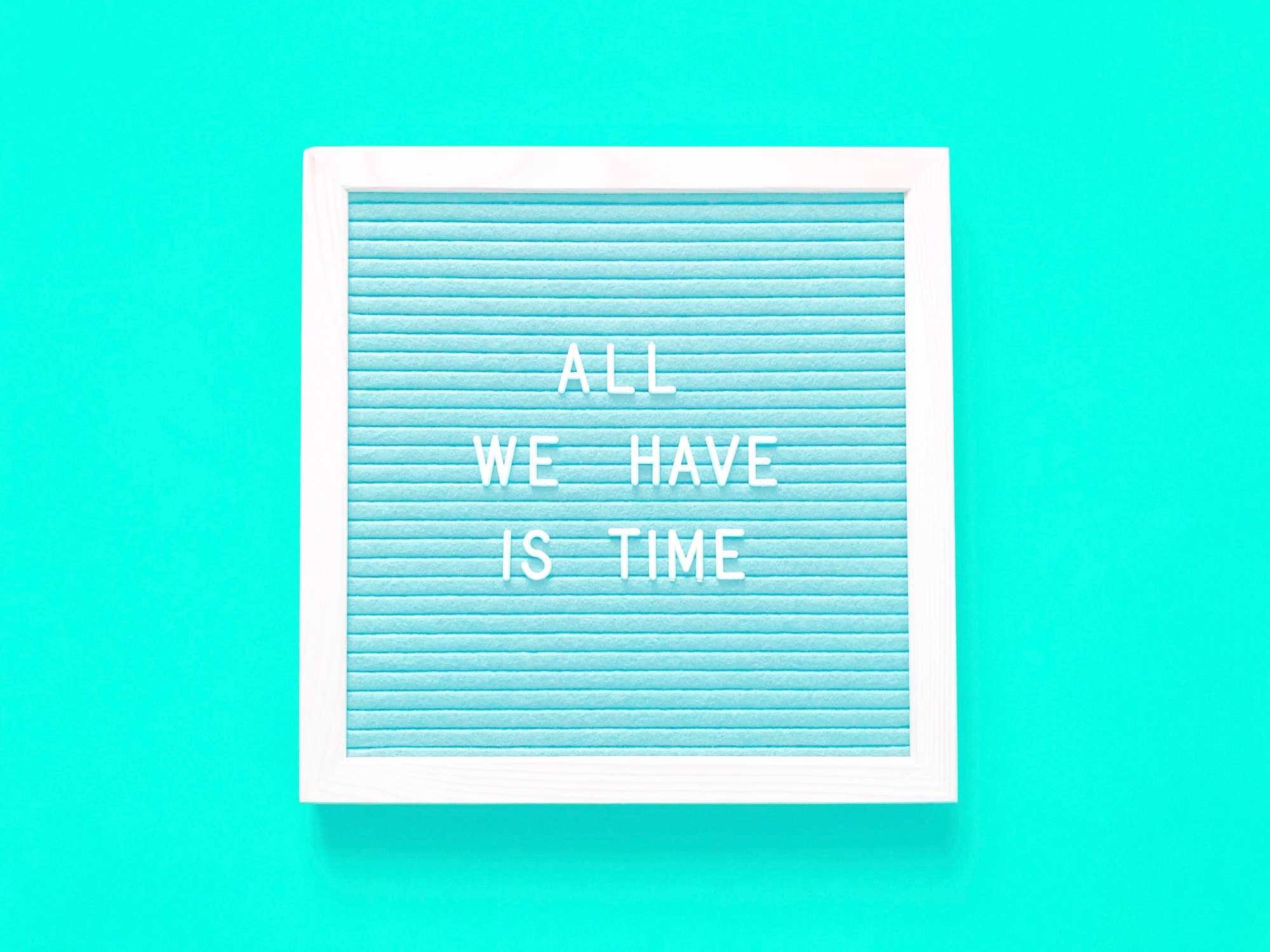 All we have is time